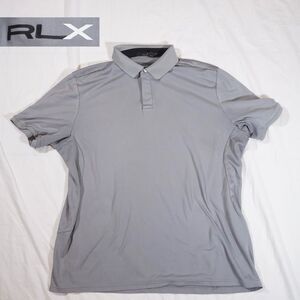 Polo Ralph Lauren RLX Snap Button Polo Shirt Logo XL